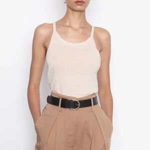 St. Agni Iman Hemp Tank in Ecru